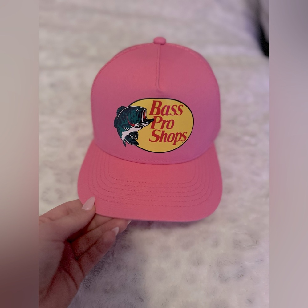 Bass pro shops pink hat